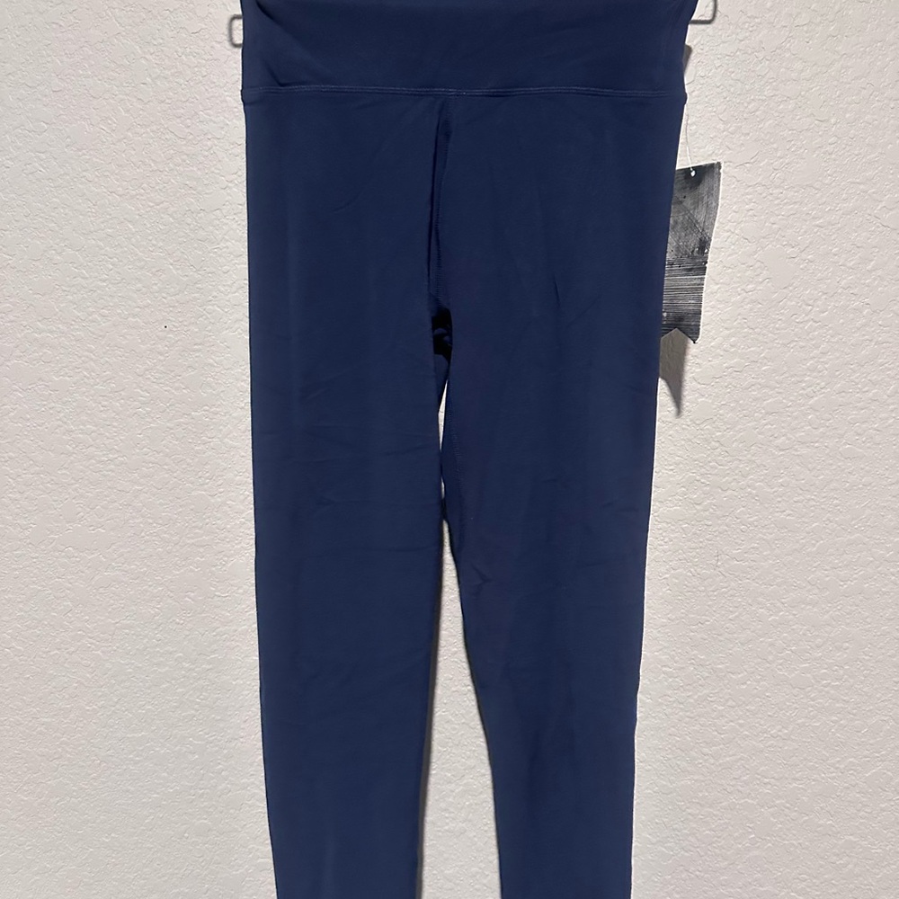 Stori brand, brand new, non cropped navy blue leggings- buttery soft fabric